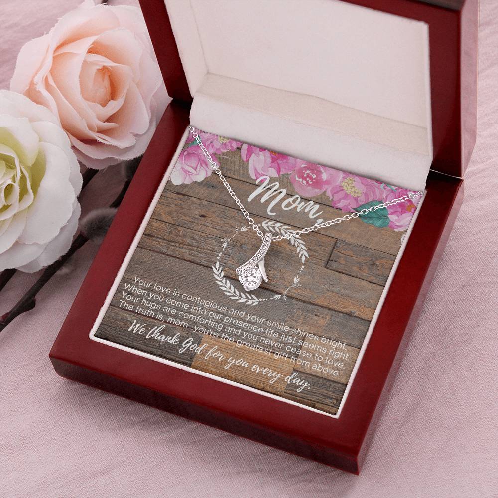 To Mom On Mother's Day Necklace Alluring Beauty Necklace