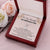 To My Beautiful Granddaughter Pendant Necklace Alluring Beauty Necklace