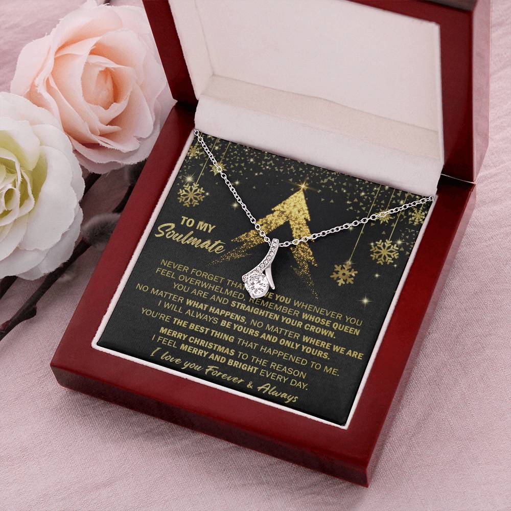 Gift For Your Soulmate Christmas - Merry And Bright - Alluring Alluring Beauty Necklace