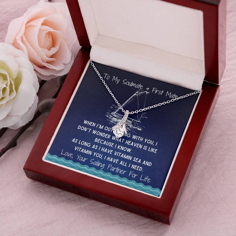 Sailing With You Is Heaven - Beautiful Pendant Necklace Alluring Beauty Necklace
