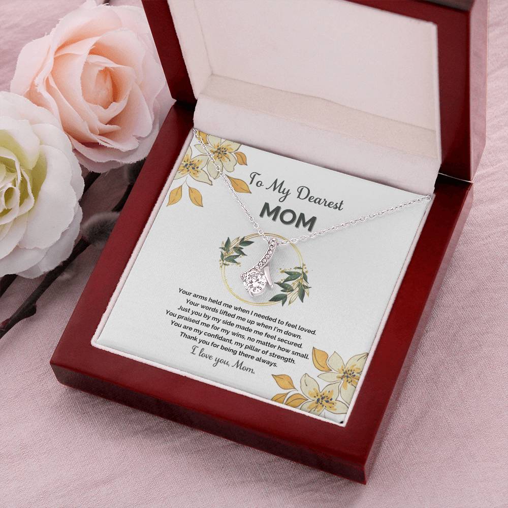 Mom My Pillar Of Strength - Necklace Alluring Beauty Necklace
