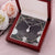 To My Badass Boyfriend’S Mom Necklace  Boyfriend’S Mom Gift  Mother’S Day Gift For Boyfriend’S Mom Alluring Beauty Necklace