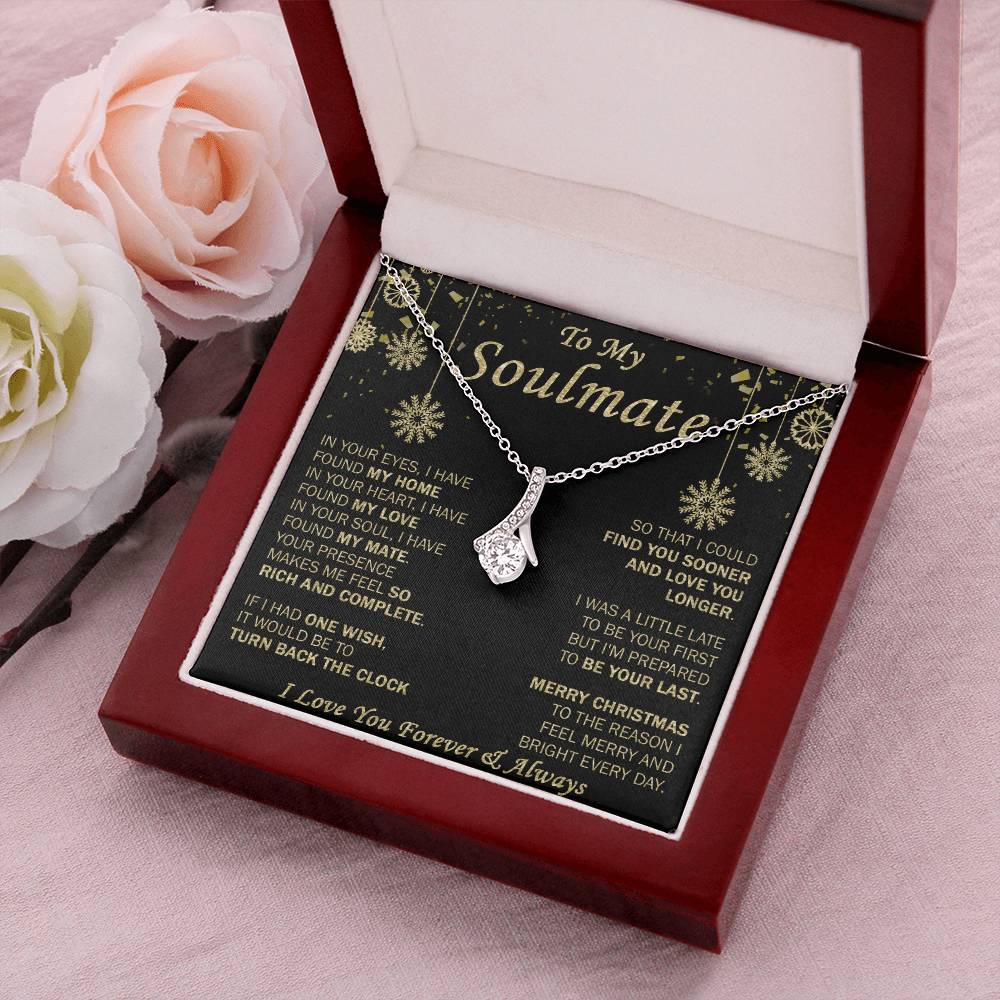 Gift For Your Soulmate Christmas - Merry - Alluring Alluring Beauty Necklace