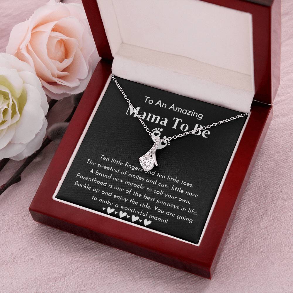 To An Amazing Mama To Be Pregnancy Gift For Friend Gift For First Time Mom Pregnancy Gift For Best Friend Alluring Beauty Necklace