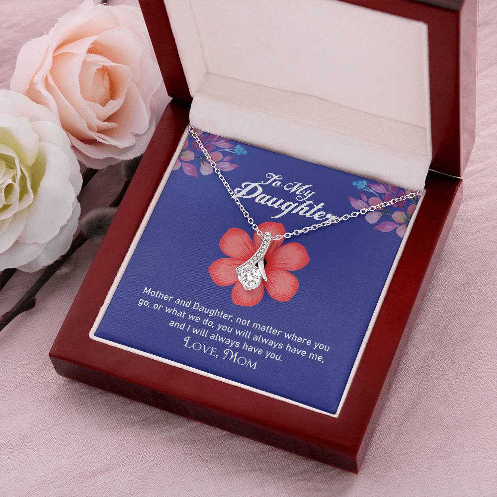 To My Beautiful Daughter - The Perfect Gift For Your Daughter - A Prayer For My Daughter - Alluring Beauty Necklace
