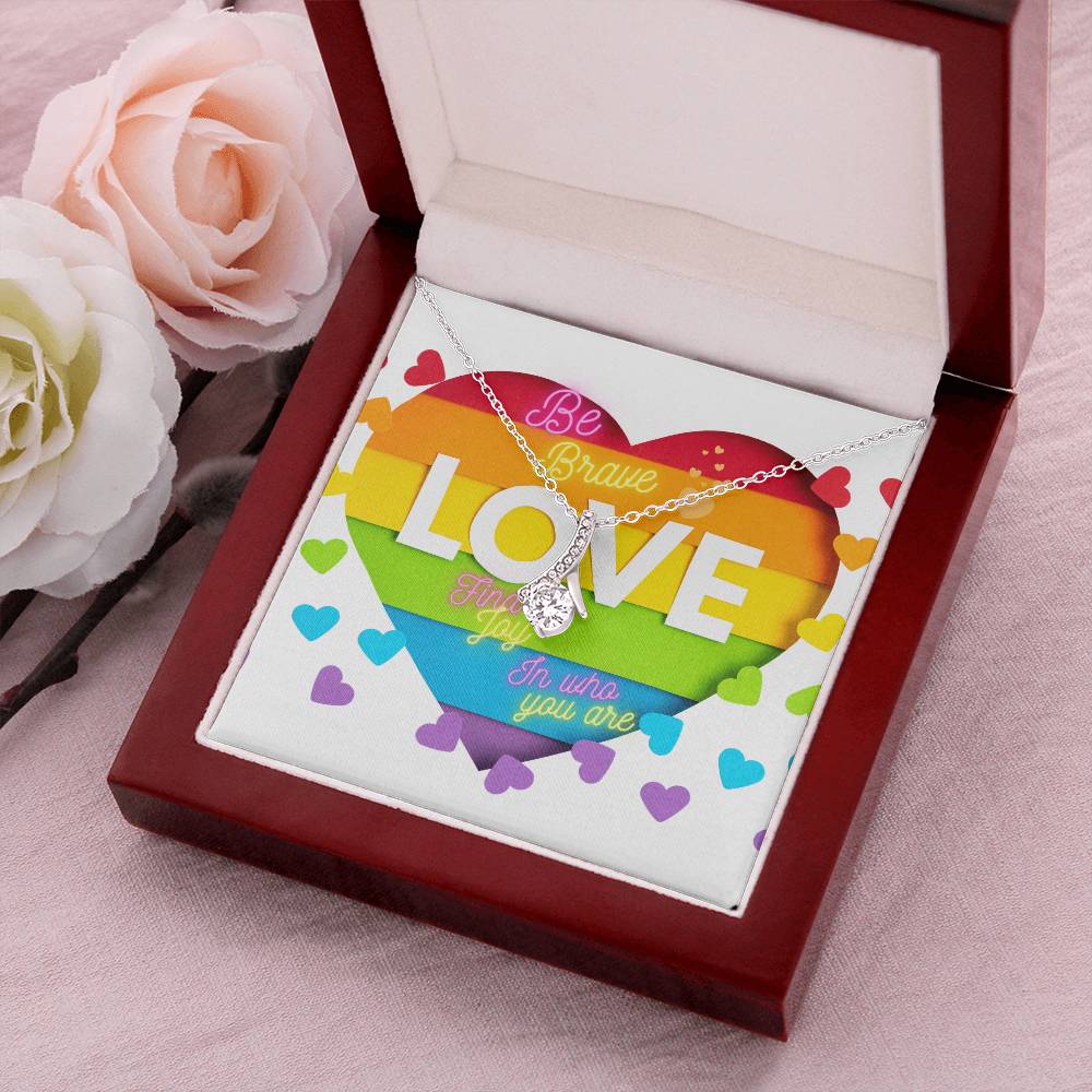 Rainbow Love Alluring Beauty Necklace