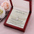 Ribbon Pendant 14K White Gold Plated Necklace - To The Love Of My Life Alluring Beauty Necklace