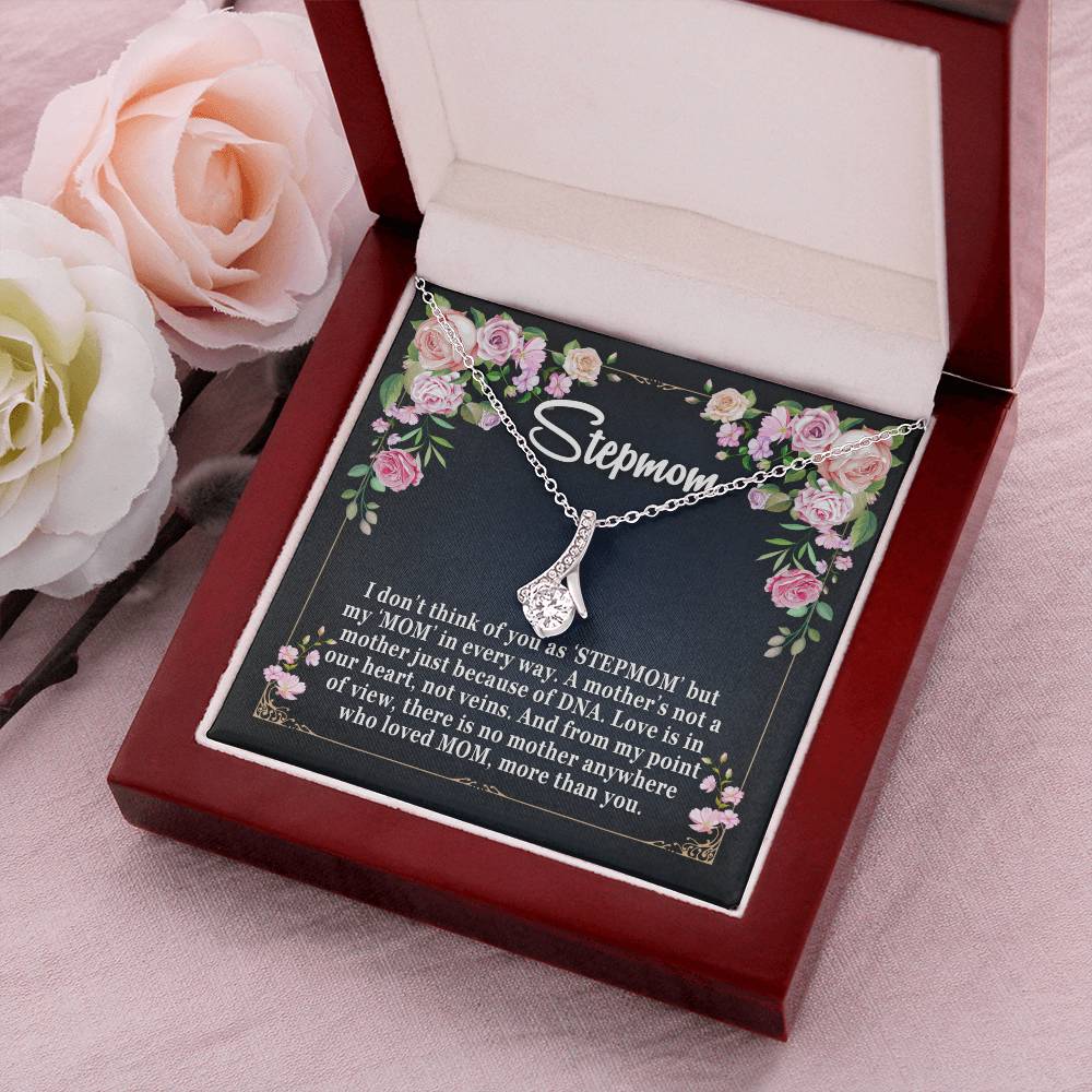 Stepmom Gift Best Bonus Mom Ever Mother's Day Gift For Stepmom Stepmom Gift For Stepmom Mother's Day Gift Best Bonus Mom Alluring Beauty Necklace