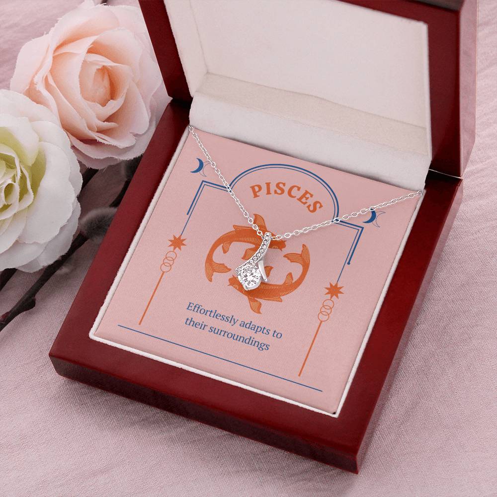 Pisces Astrology Necklace Alluring Beauty Necklace