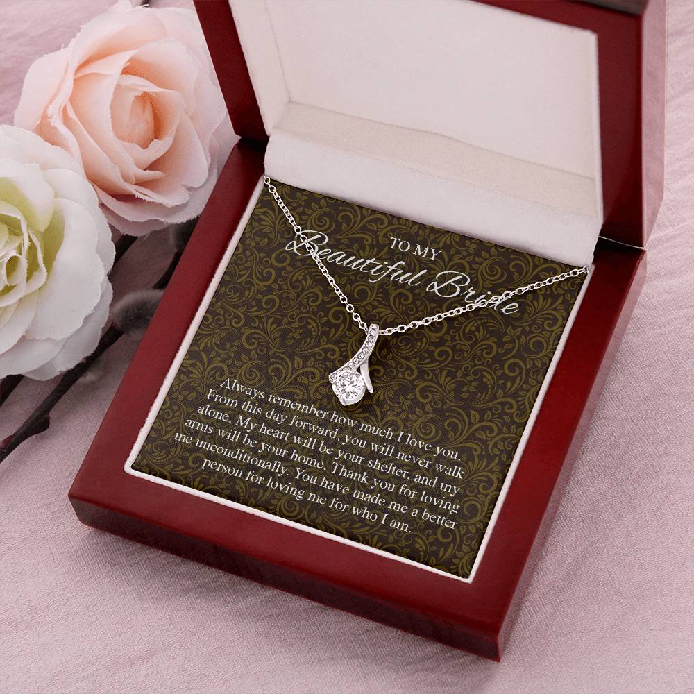 To My Beautiful Bridde Alluring Beauty Alluring Beauty Necklace
