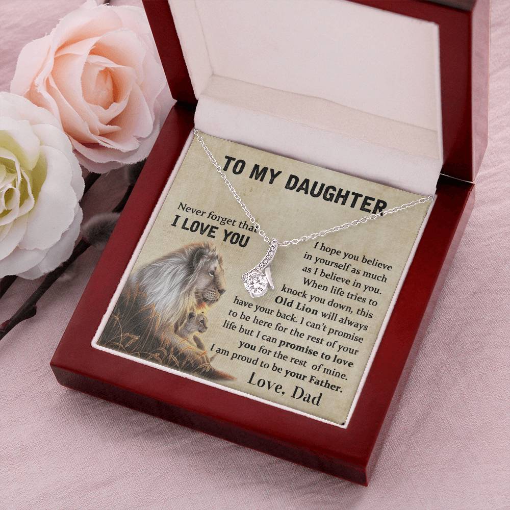 To My Daughter - Alluring Beauty Necklace