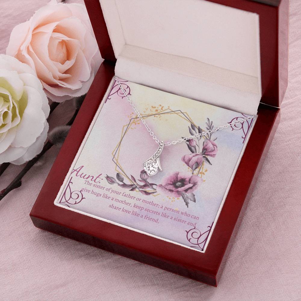 Aunt Gift Aunt Jewelry Best Auntie Ever Aunt Charm Aunt Necklace New Aunt My Aunt Loves Me Aunt Alluring Beauty Necklace