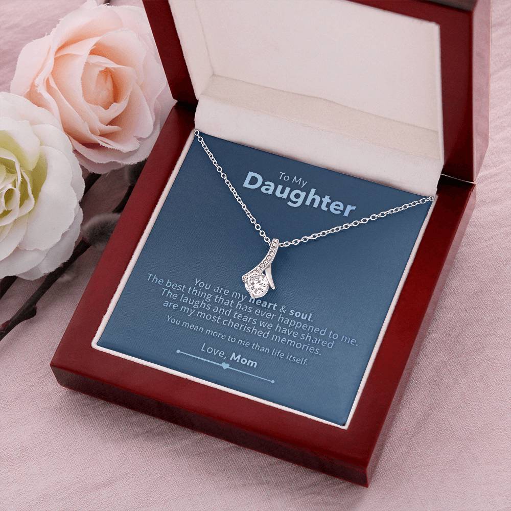 To My Daughter - Heart & Soul - Necklace 2 Alluring Beauty Necklace
