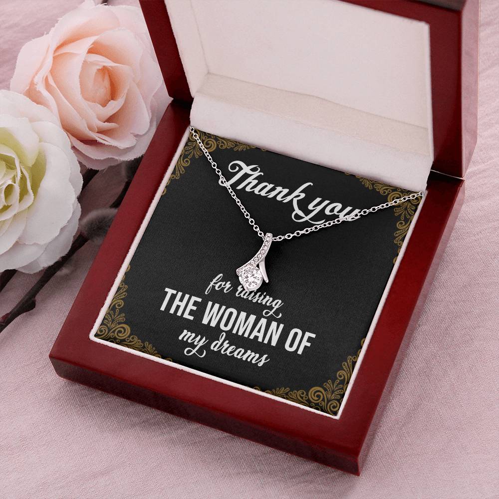 Thank You For Raising The Woman Of My Dreams Alluring Beauty Necklace Alluring Beauty Necklace