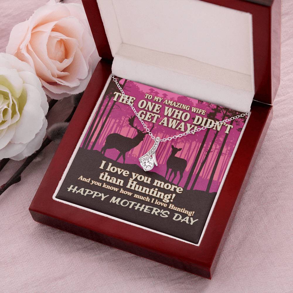 Pink Sunset Hunting Alluring Beauty Necklace