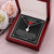 To My Beautiful Granddaughter Ribbon Necklace Alluring Beauty Necklace