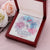 To My Best Friend Sparkly Ribbon Pendant Alluring Beauty Necklace