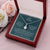 Alluring Necklace Sterling Silver Mother's Day Gift - I Love You Mom For Being You Alluring Beauty Necklace