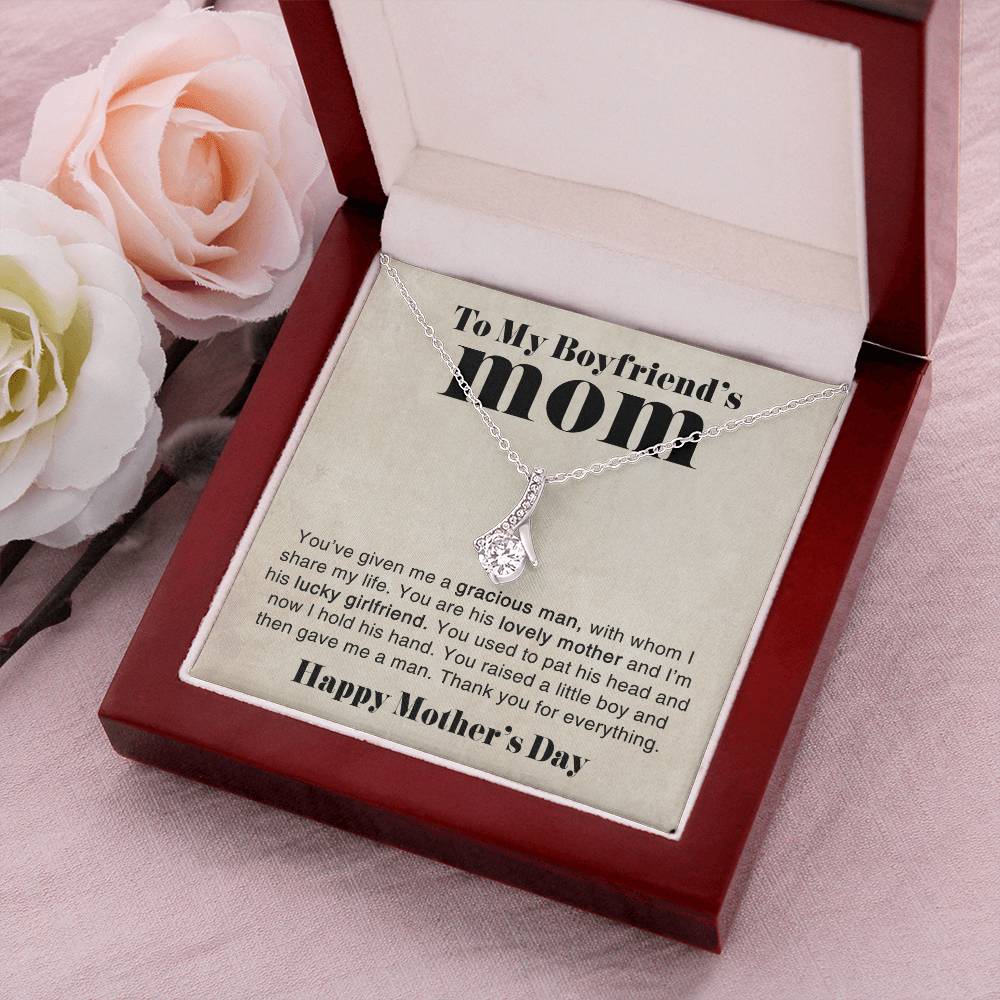 To My Boyfriend's Mom  Thank You  Alluring Necklace 1 Alluring Beauty Necklace