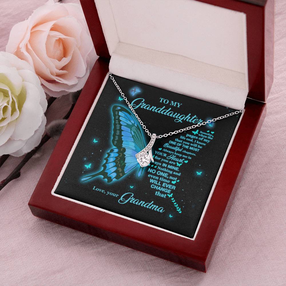 The Most Beautiful Chapters - Best Gift For Granddaughter Alluring Beauty Necklace
