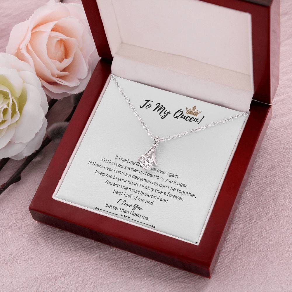 To My Crowned Queen - Alluringbeauty Necklace - Ihd3 Alluring Beauty Necklace
