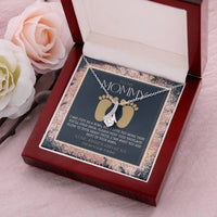 Baby Shower Gift New Mommy Necklace Pregnant Wife Gift To My Mommy I May Just Be A Bump 1  Alluring Beauty Necklace