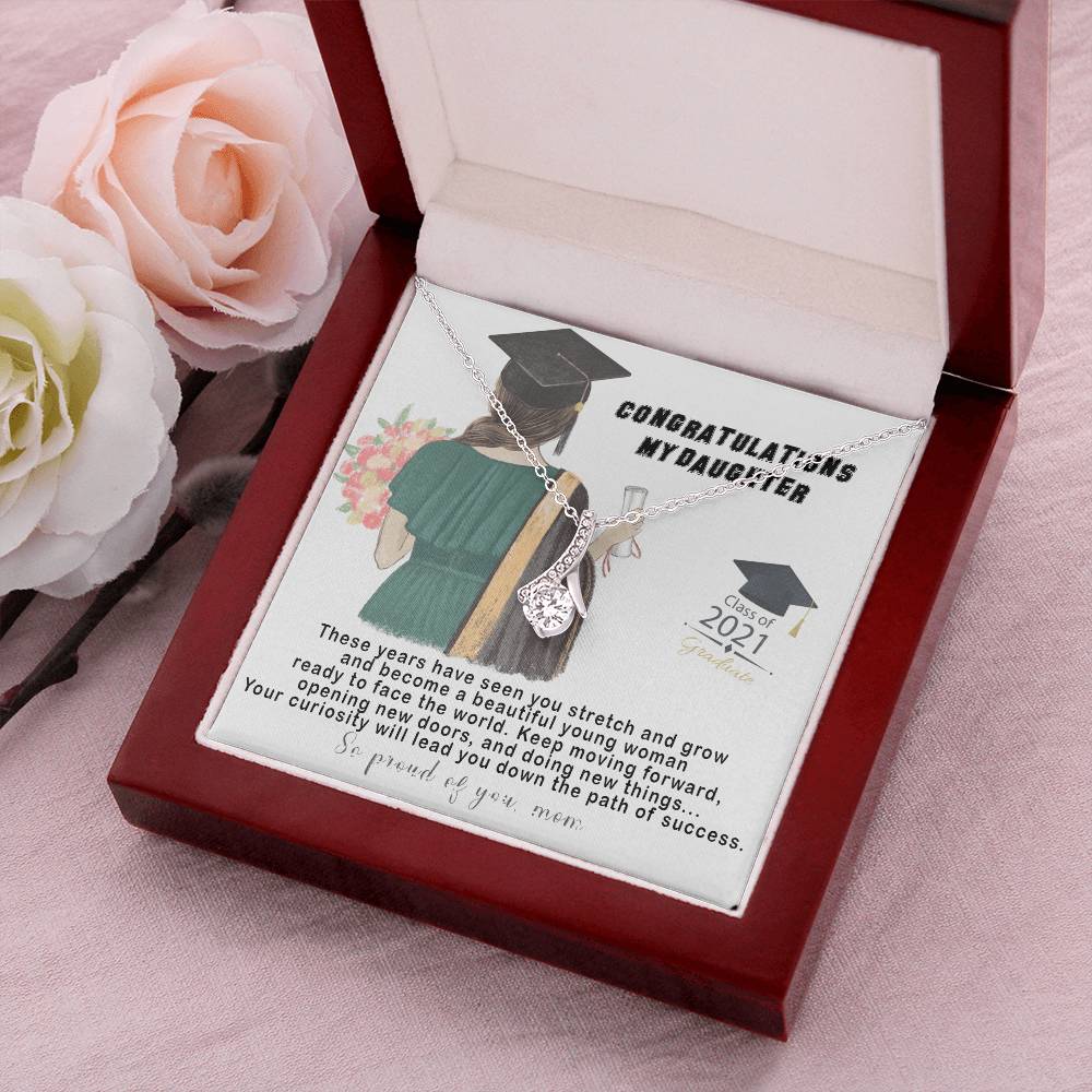 Moms ! Give This Unique Graduation Necklace For Your Daughter Alluring Beauty Necklace