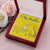 To My Daughter... I'll Stay There Forever Alluring Beauty Necklace