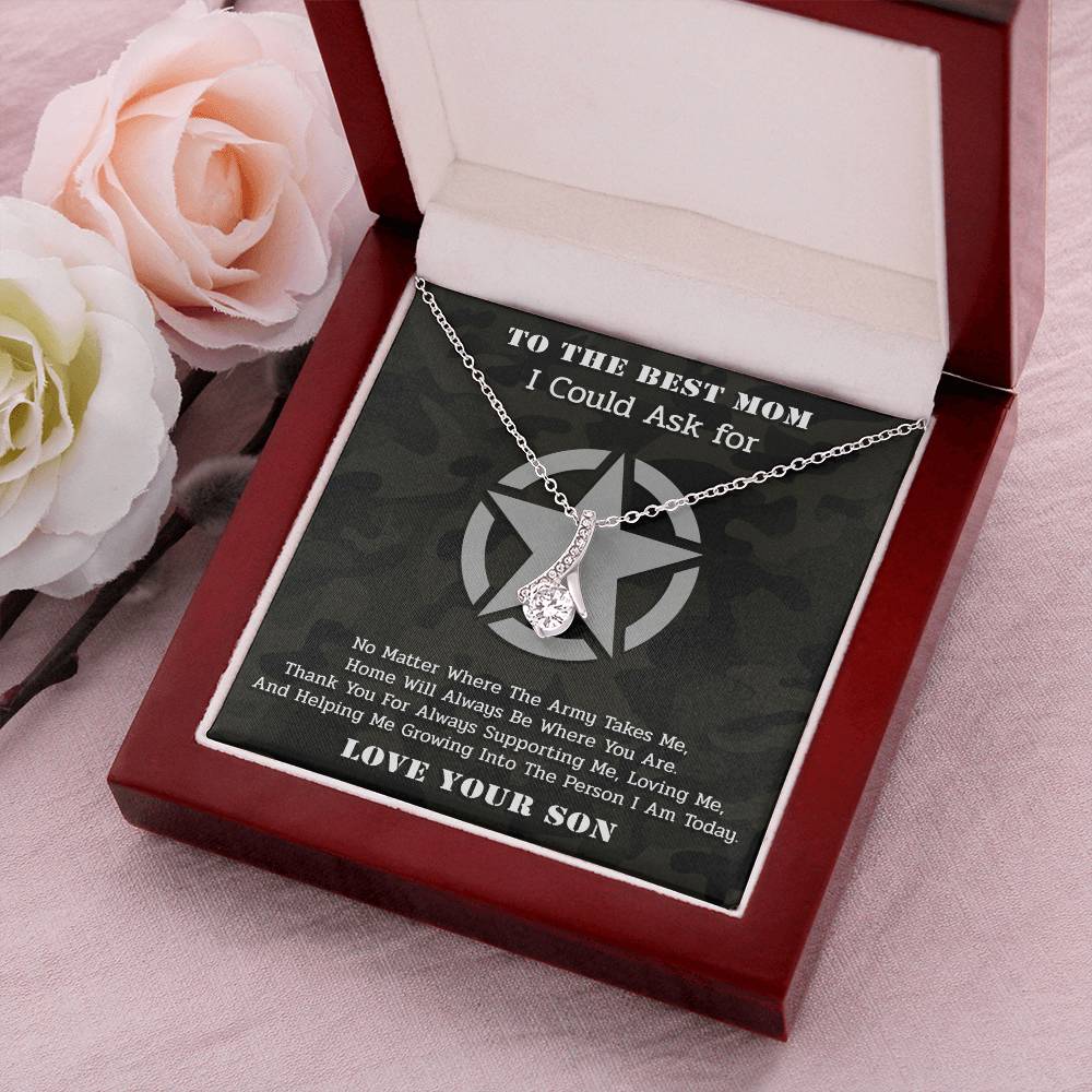 The Best Army Mom - Alluring Necklace Alluring Beauty Necklace