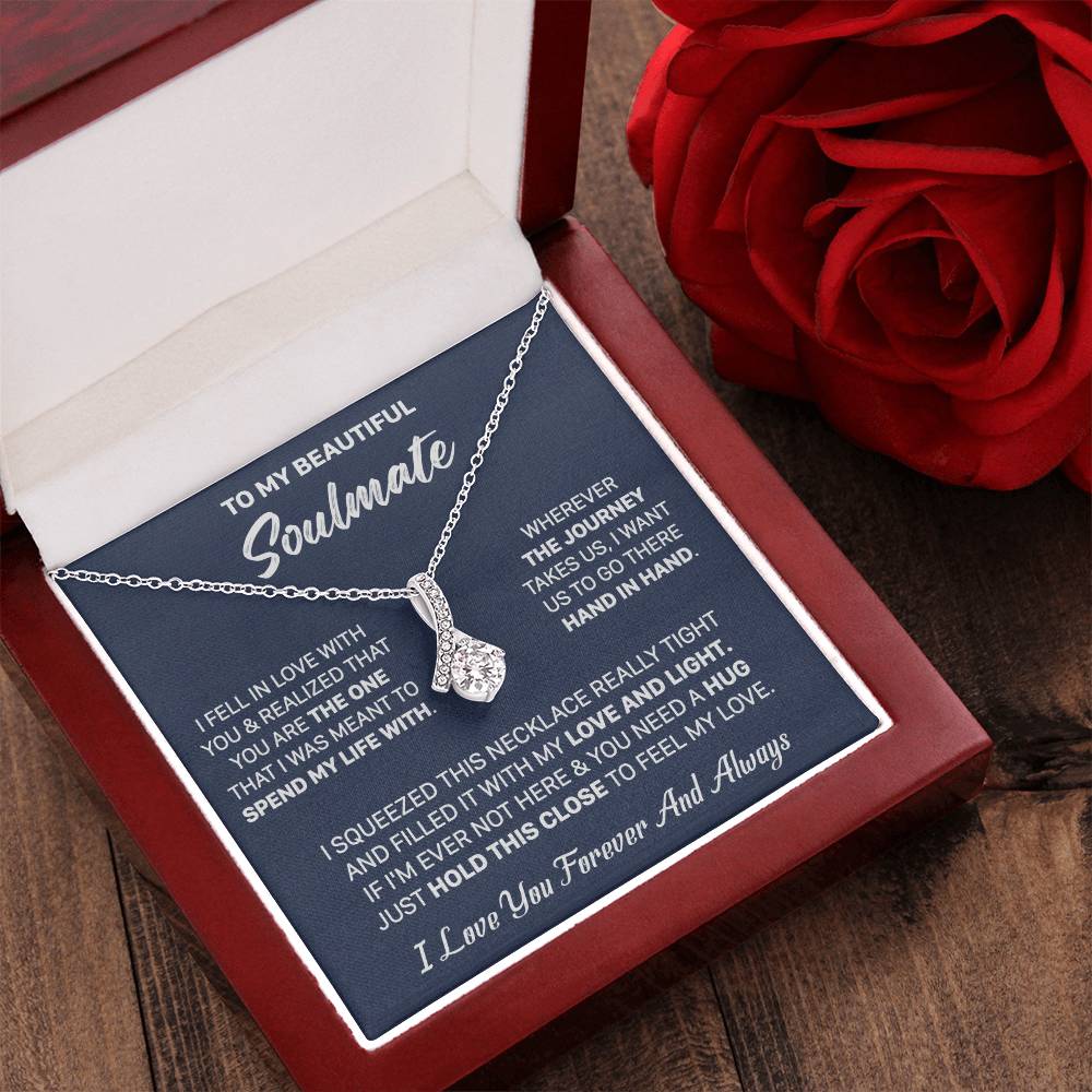 Gift For Your Soulmate Christmas - Feel My Love - Alluring Alluring Beauty Necklace