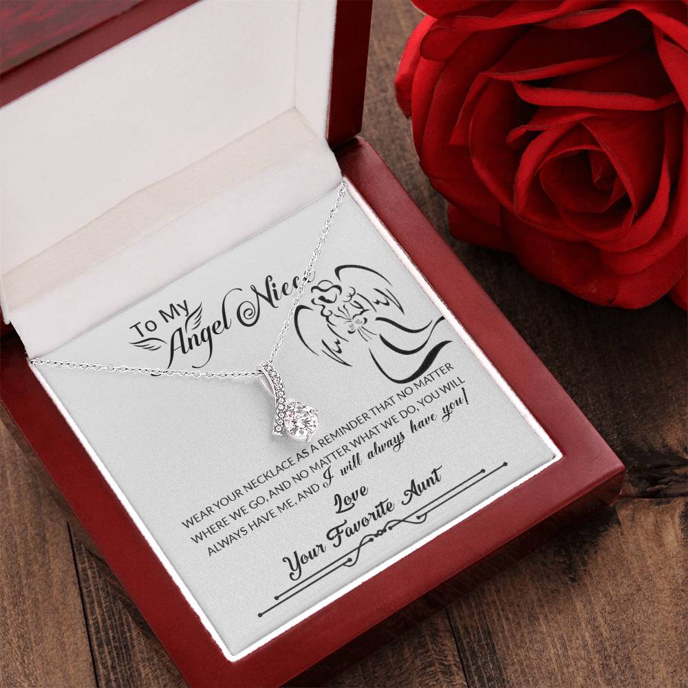 To My Beautiful Aunt Necklace With Thoughtful Card Aunt Necklace Aunt Jewelry Aunt Appreciation Gift For Aunt Auntie Gift Alluring Beauty Necklace