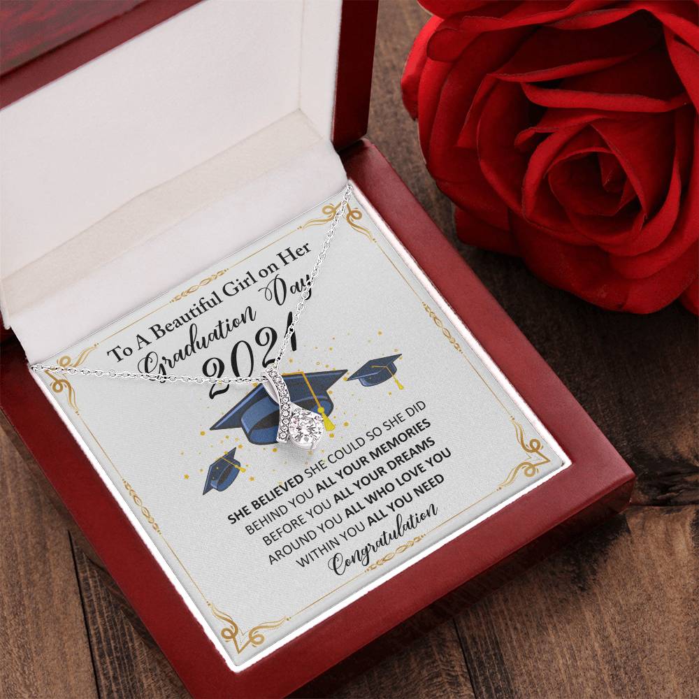 Selling Out! Graduation Necklace Alluring Beauty Necklace
