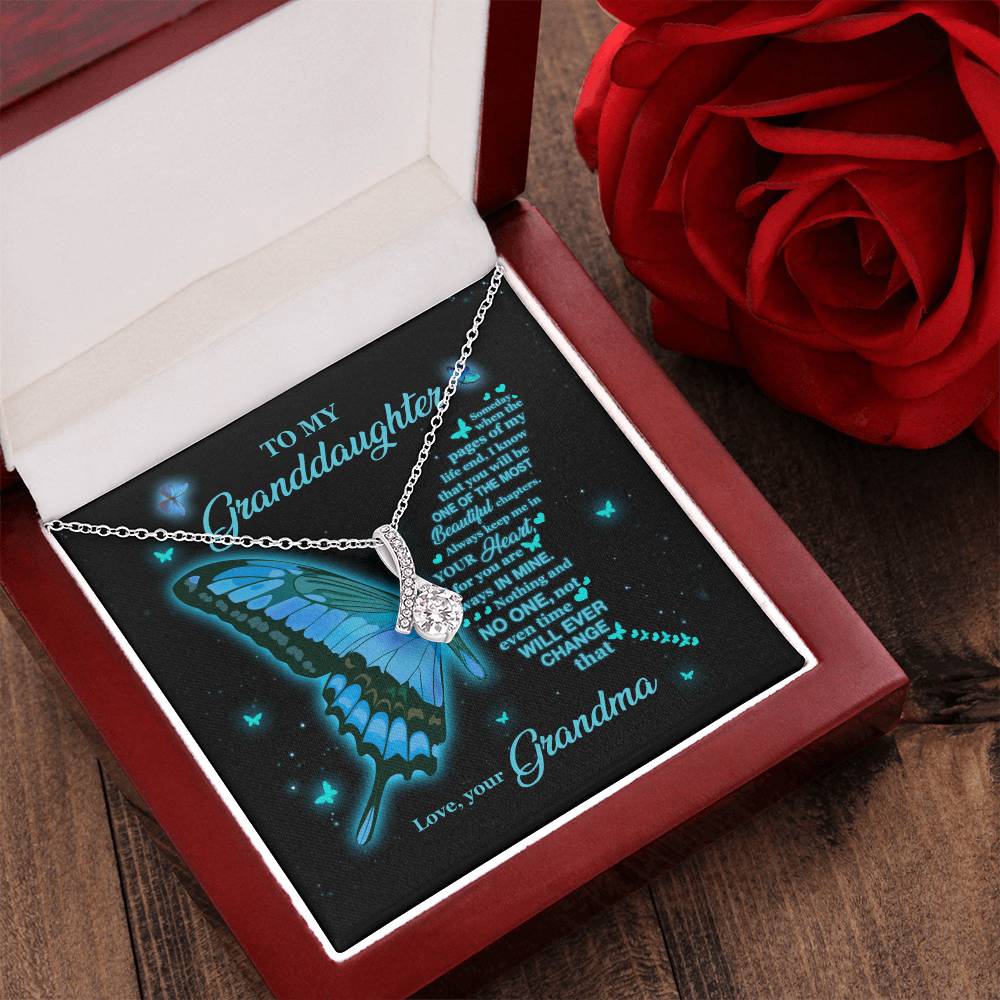 The Most Beautiful Chapters - Best Gift For Granddaughter Alluring Beauty Necklace
