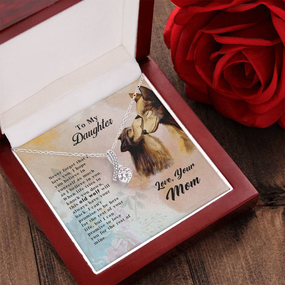 To My Daughter Alluring Beauty Necklace 8  Alluring Beauty Necklace