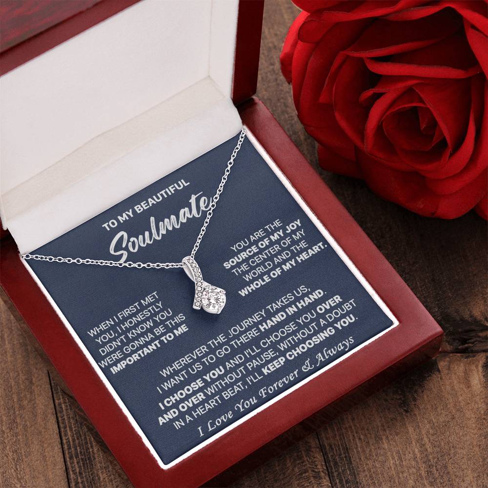Gift For Your Soulmate - Over & Over - Alluring Alluring Beauty Necklace