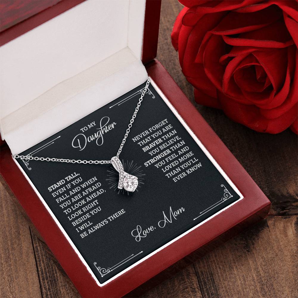 Stand Tall Even If You Fall - Gift For Daughter Alluring Necklace Alluring Beauty Necklace