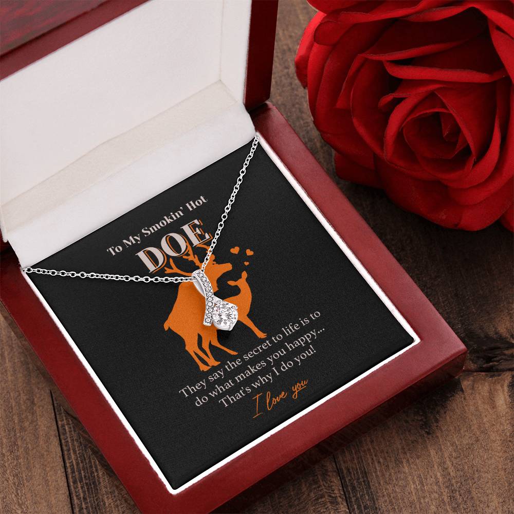 Smokin' Hot Doe You Make Me Happy Necklace Alluring Beauty Necklace