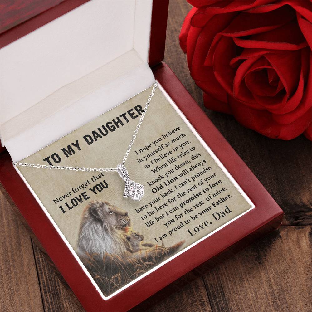 To My Daughter - Alluring Beauty Necklace
