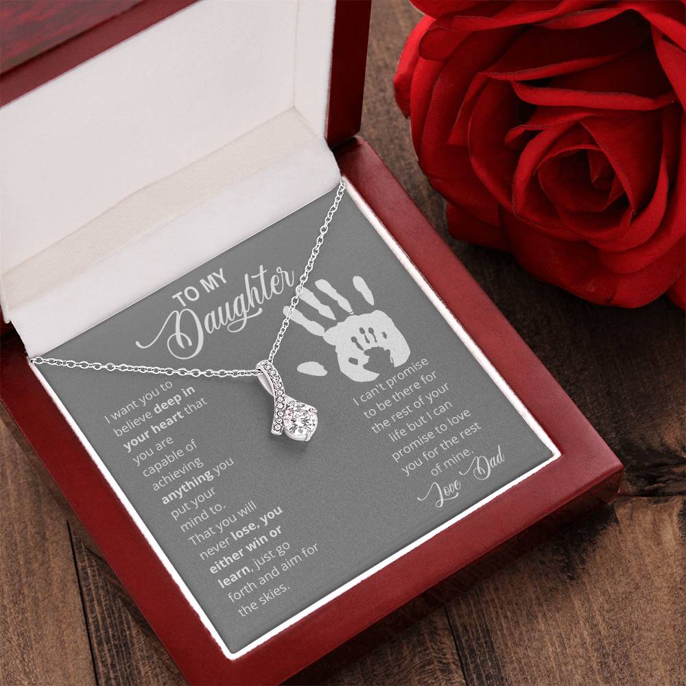 To My Daughter Alluring Beauty Necklace Alluring Beauty Necklace