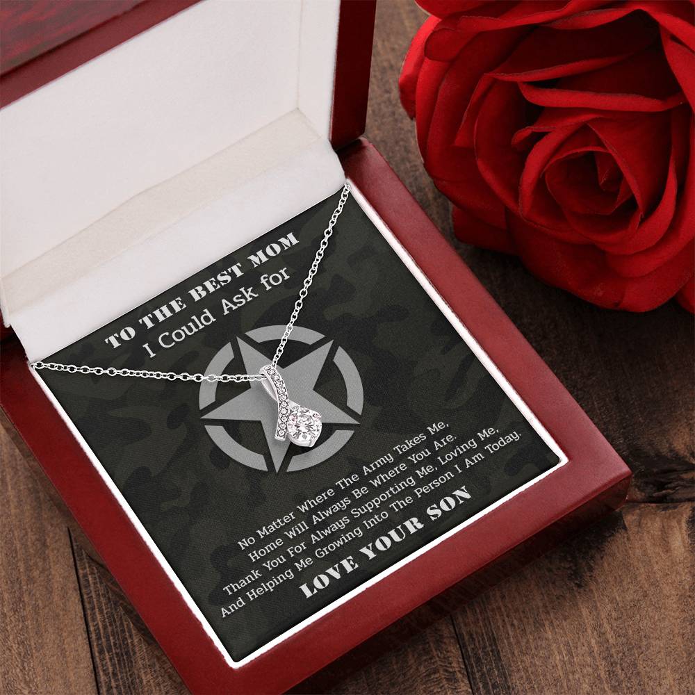 The Best Army Mom - Alluring Necklace Alluring Beauty Necklace