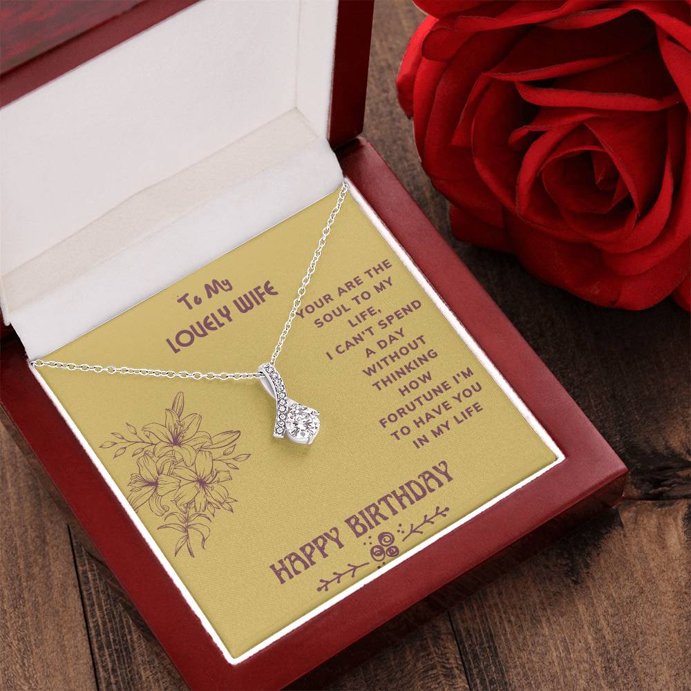 Alluring Birthday Gift Necklace For Wife Alluring Beauty Necklace