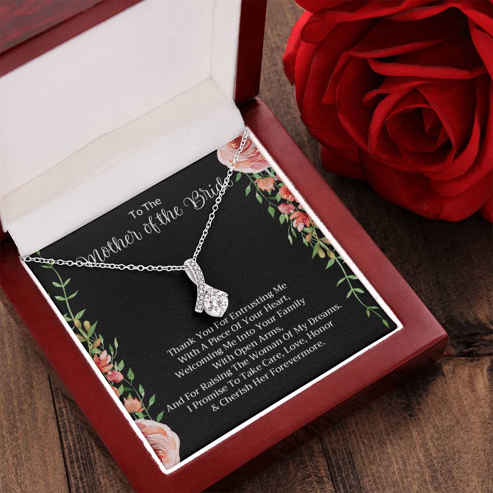 To Mother Of Bride Necklace Alluring Beauty Necklace