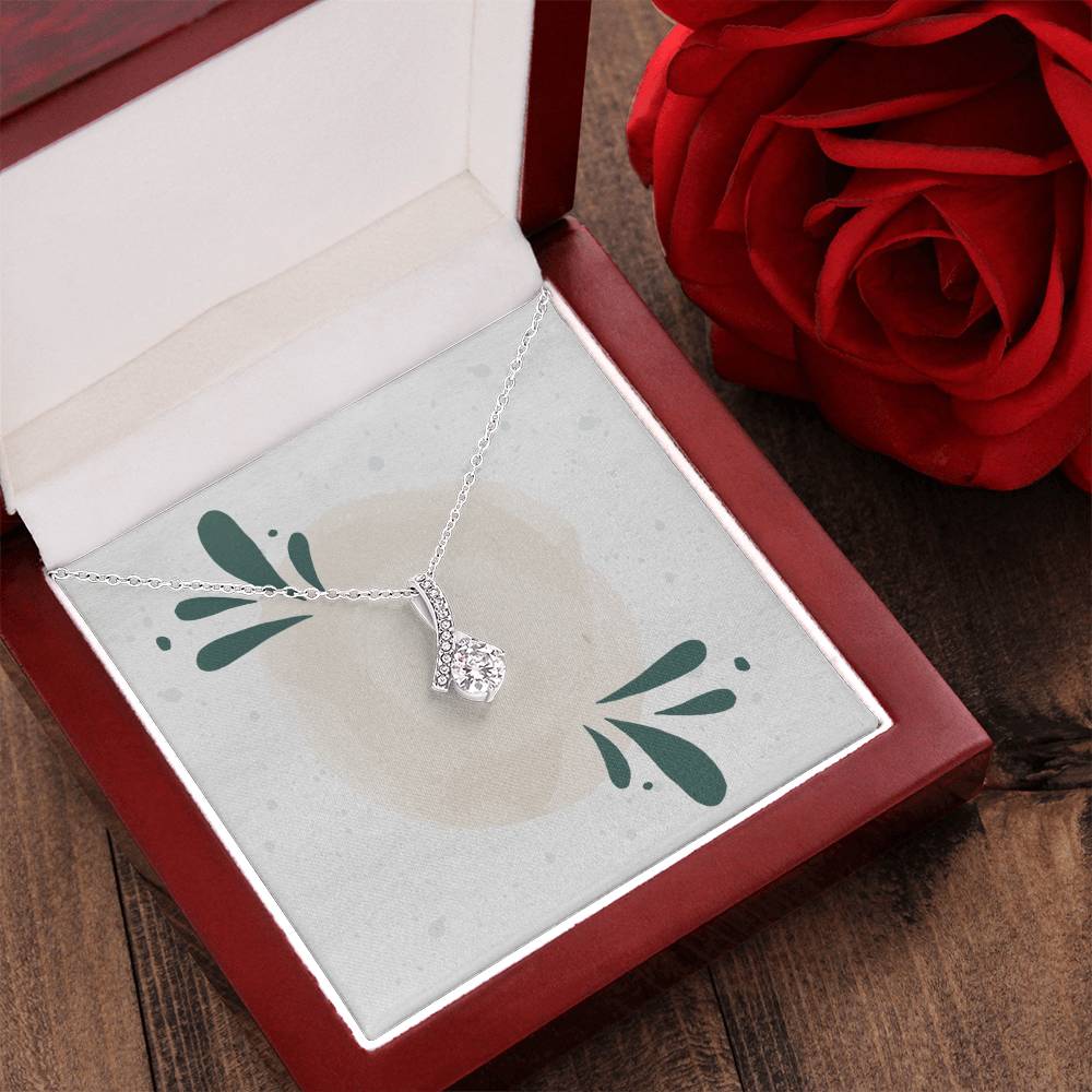 Ribbon Necklace Alluring Beauty Necklace