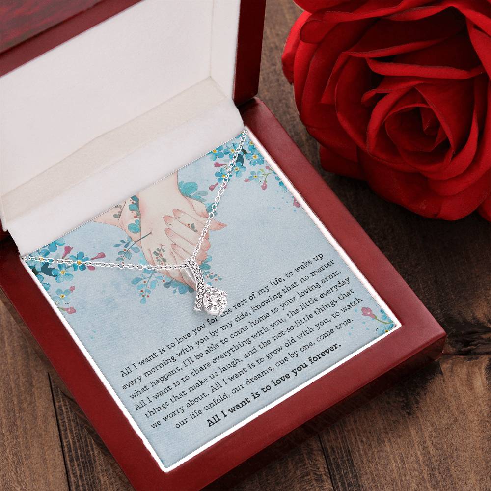 All I Want Is To Love You Forever - Necklace Alluring Beauty Necklace