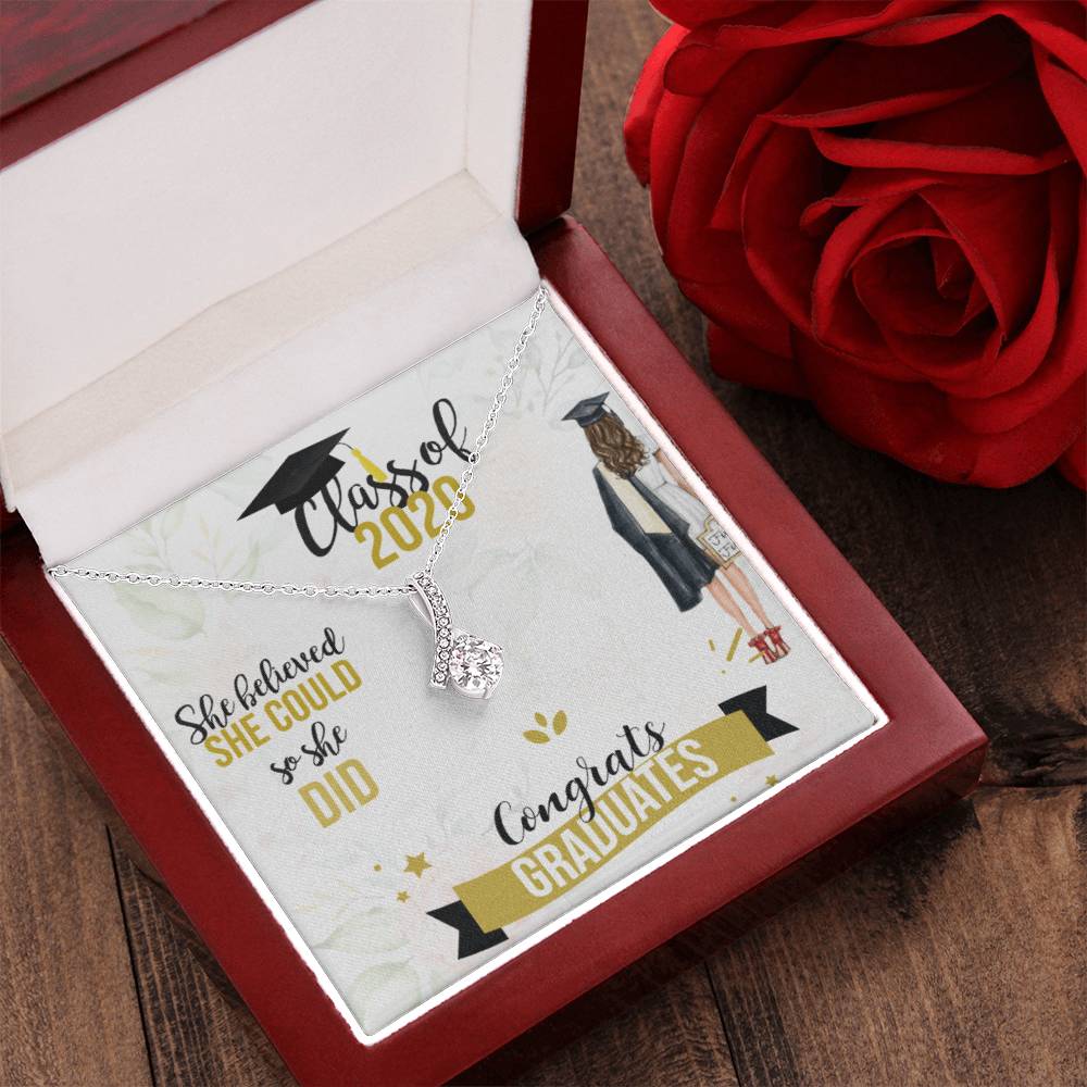Quote Form Alluring Beauty Necklace