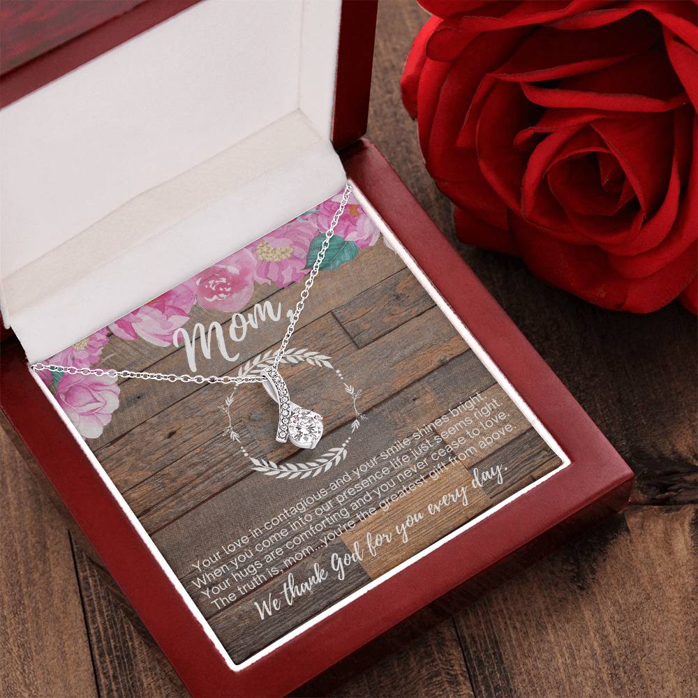 To Mom On Mother's Day Necklace Alluring Beauty Necklace