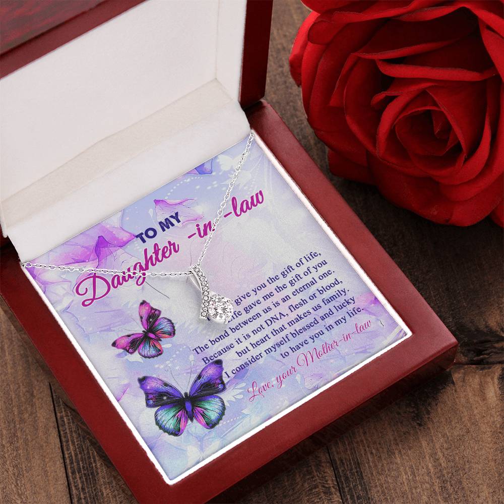 The Gift Of Life - Best Gift For Daughter-In-Law Alluring Beauty Necklace