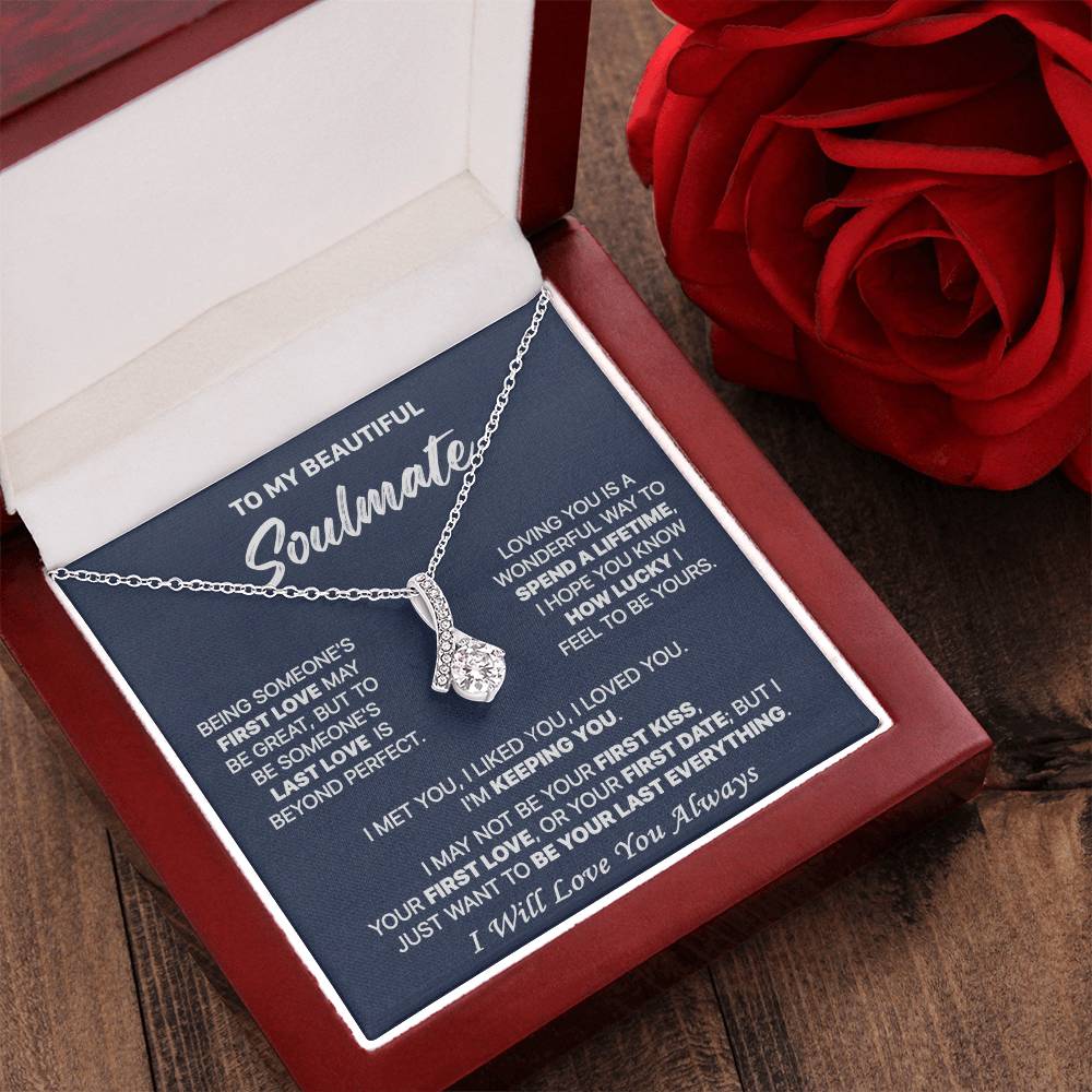 Gift For Your Soulmate - Your 1St Love - Alluring Alluring Beauty Necklace