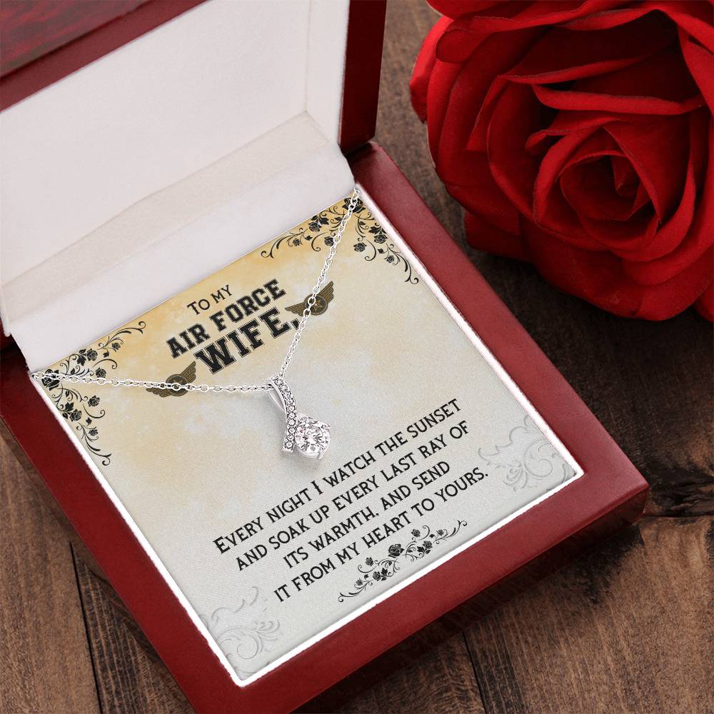 Alluring Beauty Necklace - To My Air Force Wife Alluring Beauty Necklace