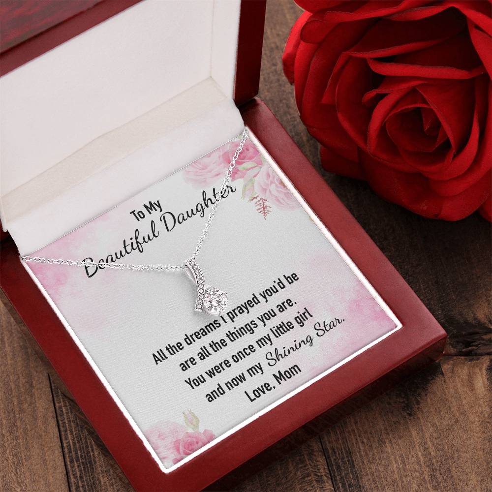 To My Daughter - Allure Beauty Necklace Alluring Beauty Necklace